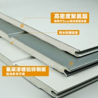 金属雕花板外墙保温装饰轻钢别墅活动板房材料彩钢聚氨酯夹芯石头